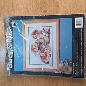 Brand new unbearably cute cross- stitch